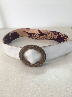 Miu Miu | Accessories | Miu Miu Suede And Gold Chain Belt  display picture 1